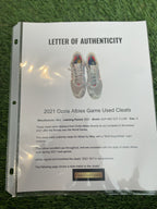 Ozzie Albies Atlanta Braves Game Used Cleats 2021 Signed LOA