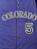 Carlos Gonzalez Colorado Rockies Game Used Jersey “Career Hits 1004-1006” Signed