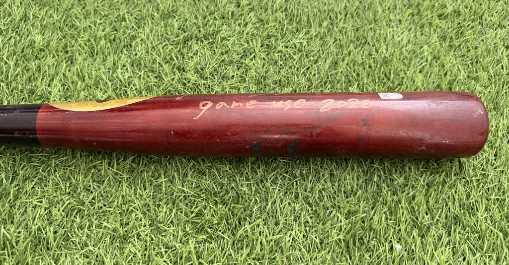 Jose Ramirez Cleveland Guardians Game Used Bat 2022 Signed MLB Auth Hit 1060 LOA