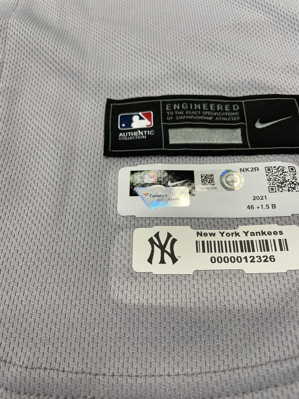 Corey Kluber New York Yankees Player Issued Jersey MLB Authenticated 2021