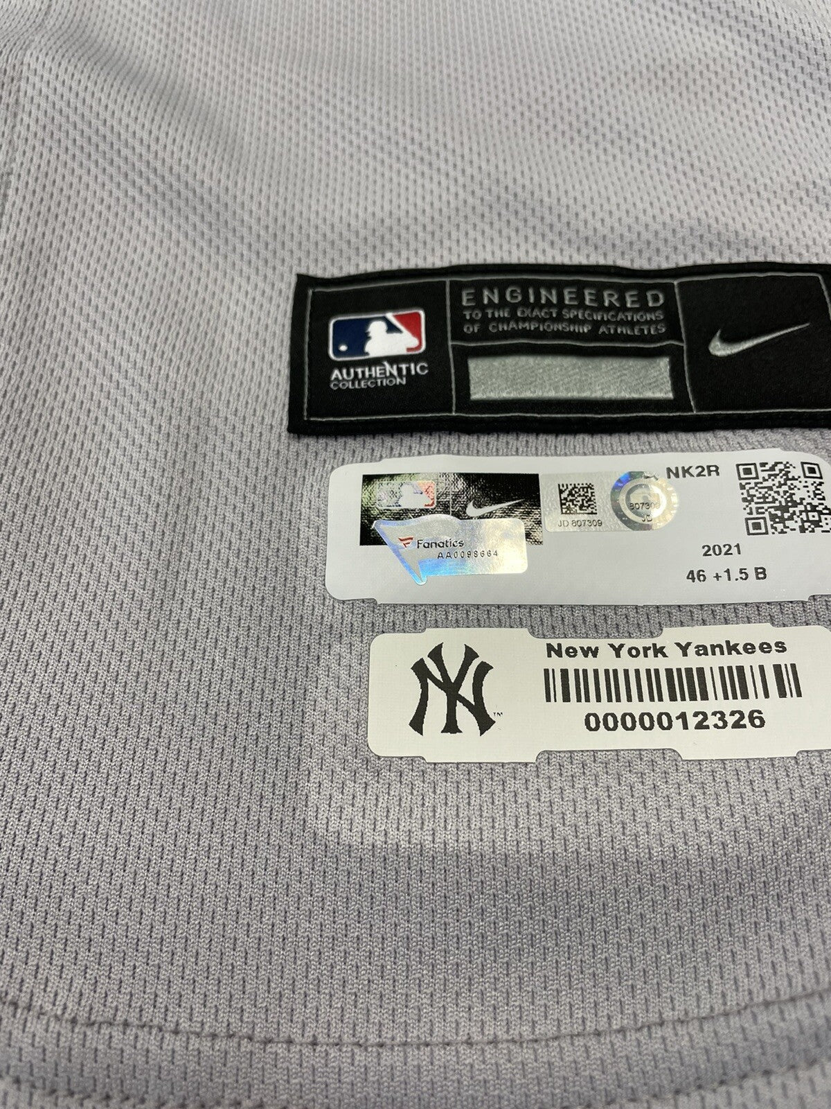 Corey Kluber New York Yankees Player Issued Jersey MLB Authenticated 2021