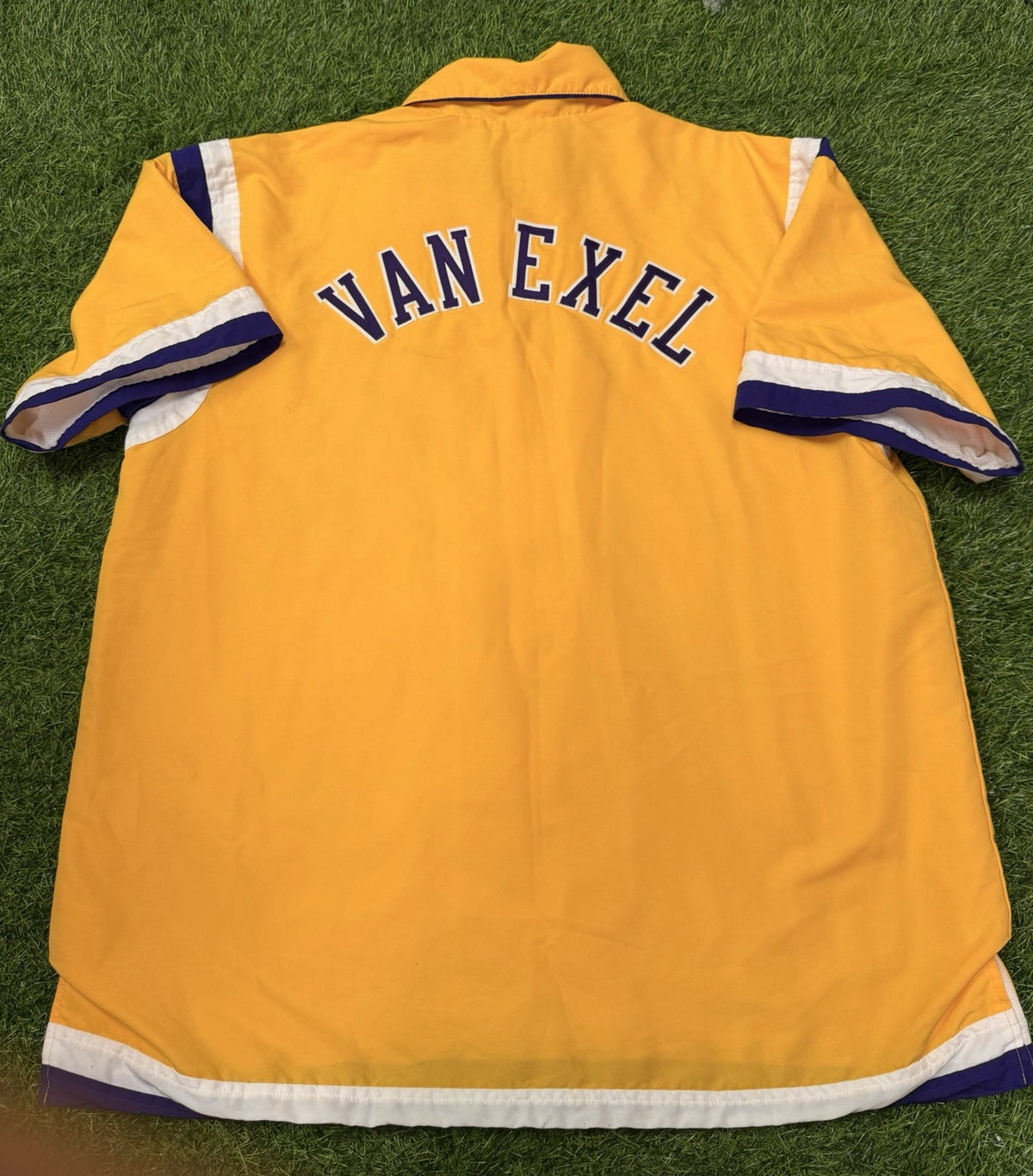 Nick Van Exel Lakers Game Used Worn Warm Up 1997-98 Mears LOA