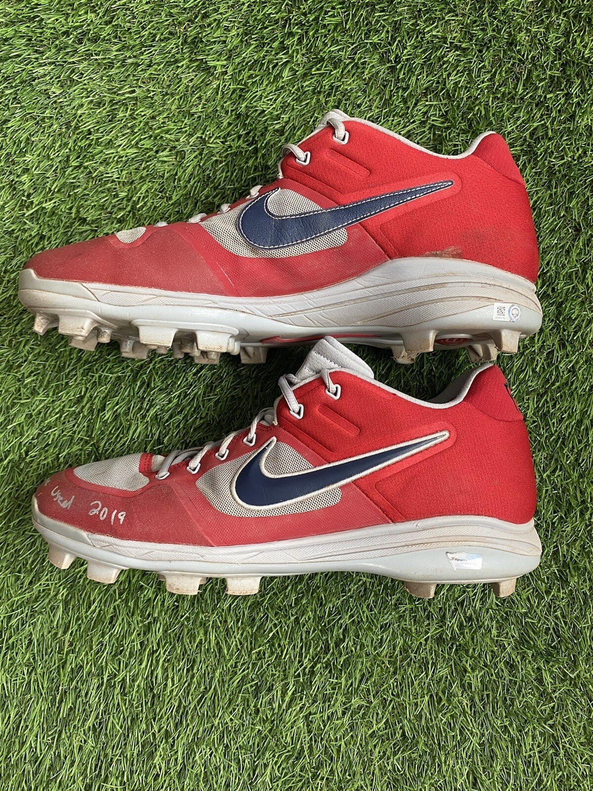 Paul Goldschmidt St. Louis Cardinals Game Used Cleats Signed MLB Auth LOA