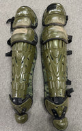 Salvador Perez Rawlings Game Used Shin Guards 2024 Memorial Day MLB Auth Signed