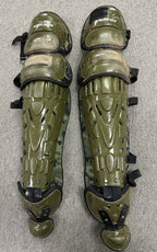 Salvador Perez Rawlings Game Used Shin Guards 2024 Memorial Day MLB Auth Signed