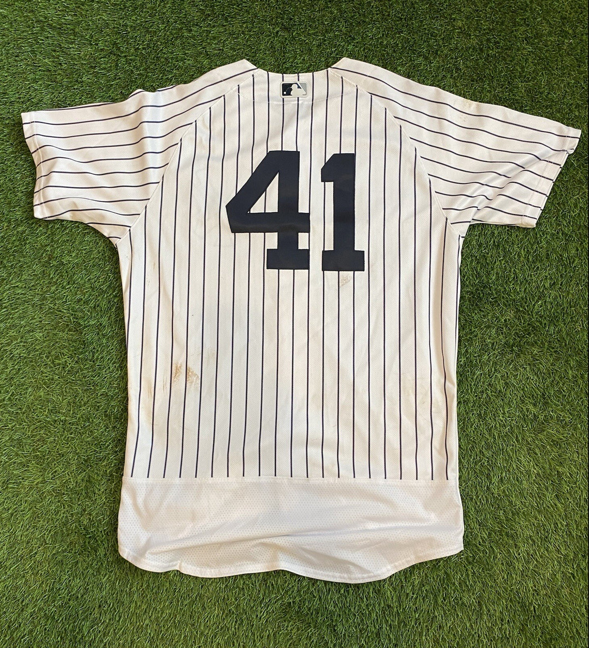 Miguel Andujar Yankees Game Used Jersey 2019 “9 hits 19th HR” MLB Auth