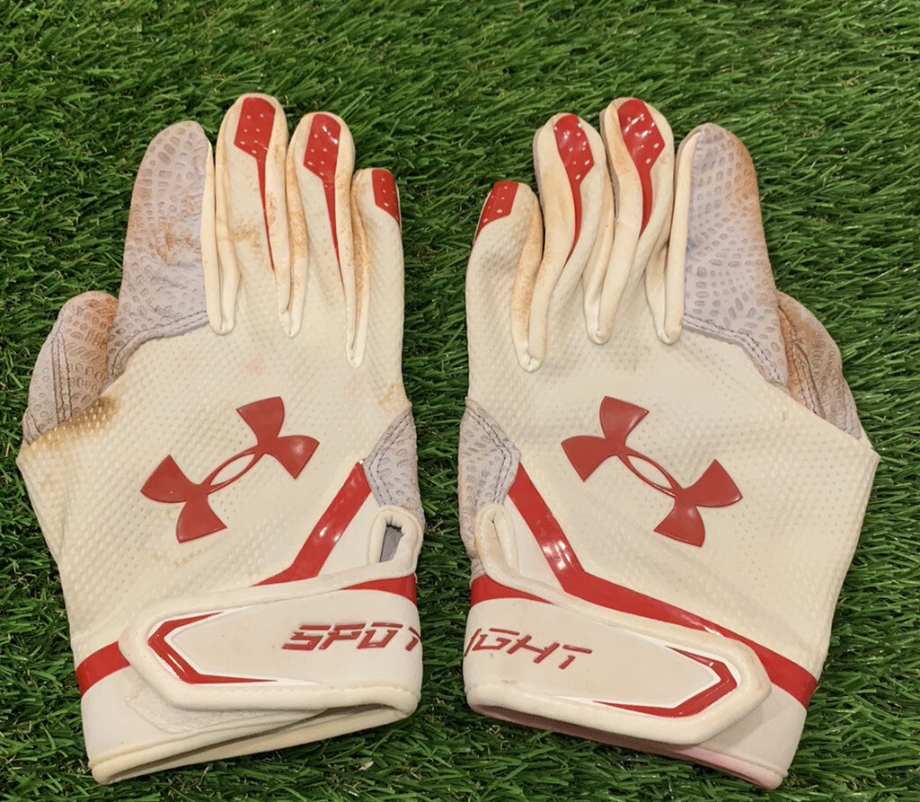 Andrew Benintendi Boston Red Sox Game Used Batting Gloves 2016 *1st Career HR*