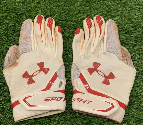 Andrew Benintendi Boston Red Sox Game Used Batting Gloves 2016 *1st Career HR*