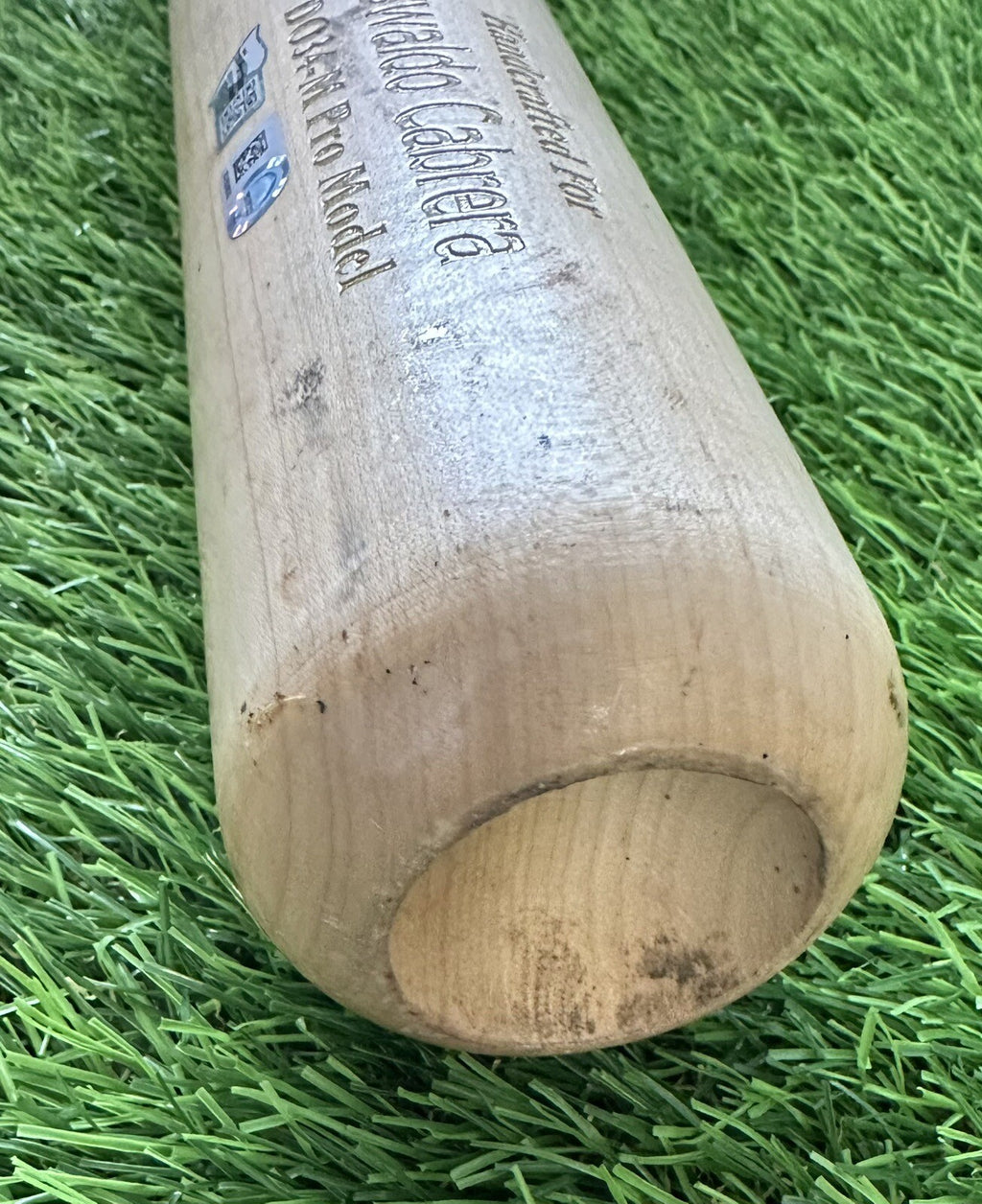 Oswaldo Cabrera NY Yankees Game Used Bat MLB Debut Hits # 1, 2, 3 MLB Auth