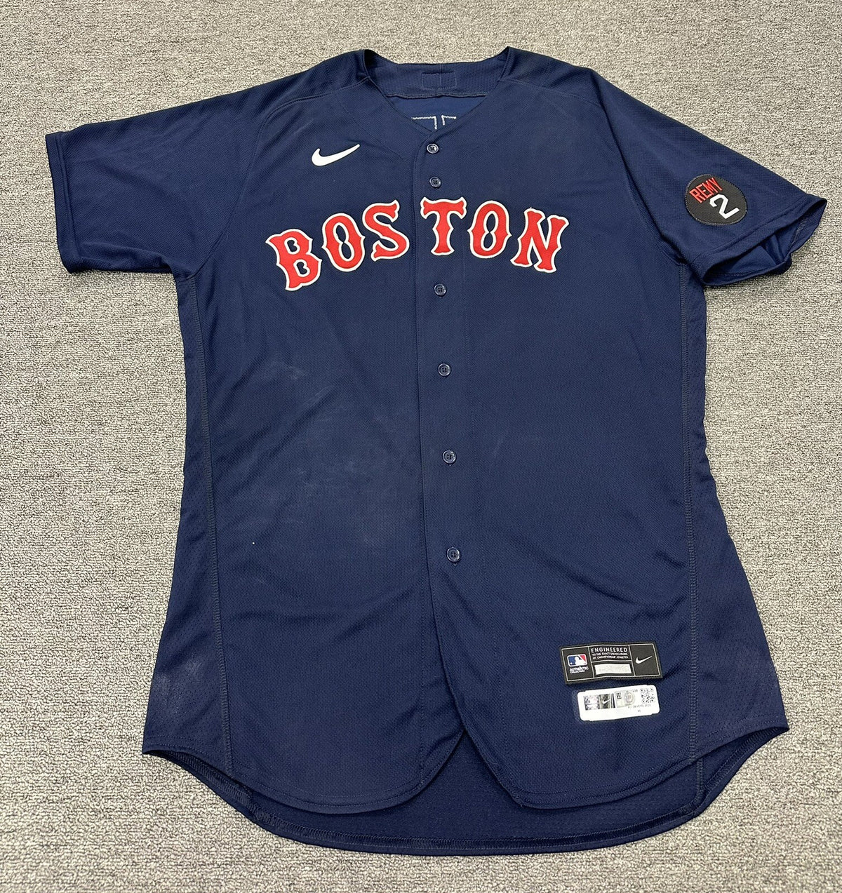 Rafael Devers Boston Red Sox Game Used Jersey Career HR 139 MLB Auth