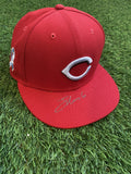 Jonathan India Cincinnati Reds Game Used Worn Hat “2021 NL ROY” LOA Father’s Day