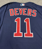 Rafael Devers Boston Red Sox Game Used Worn Jersey 2022 MLB Auth