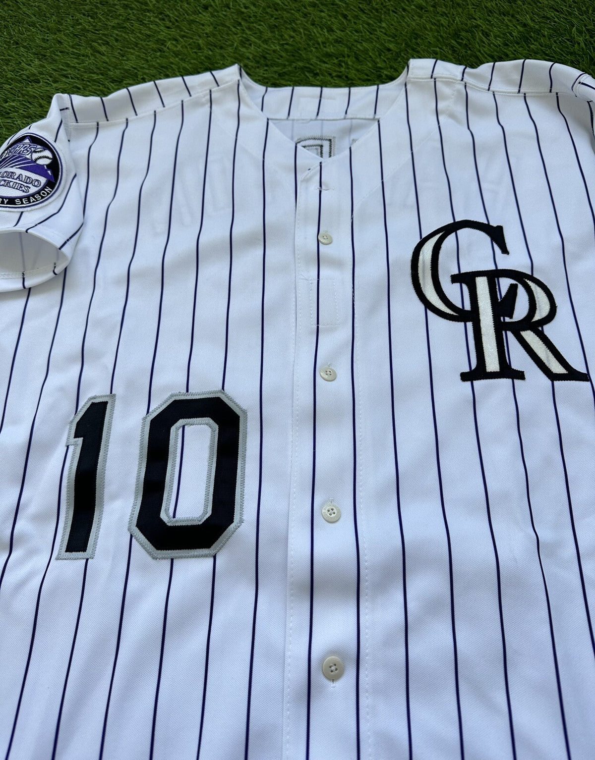 Mike Hampton Colorado Rockies Game Used Jersey 2002 Rockies LOA
