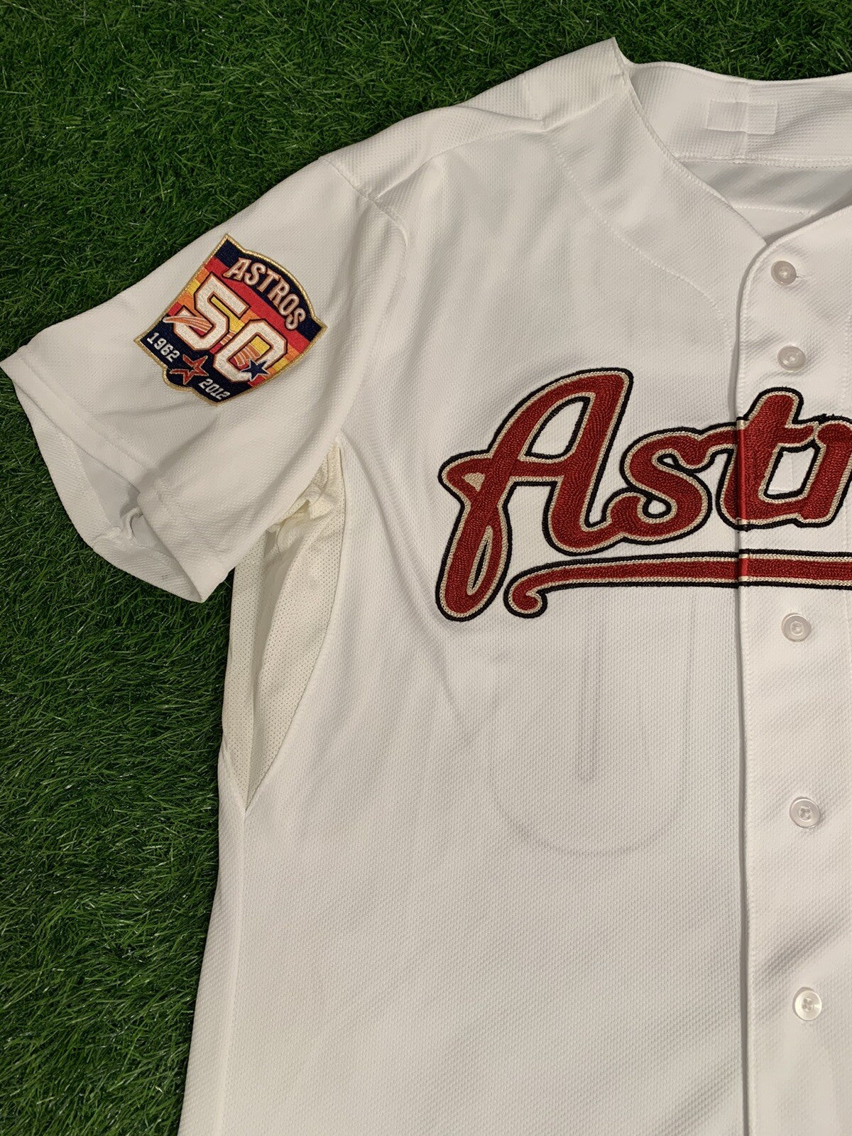 JA Happ Houston Astros Game Used Worn Jersey 2012 Yankees