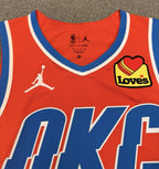 Shai Gilgeous-Alexander Signed OKC Player-Issued Statement Jersey Thunder LOA