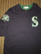 Robinson Cano Seattle Mariners Game Used Jersey BP Edgar Martinez Patch MLB Auth