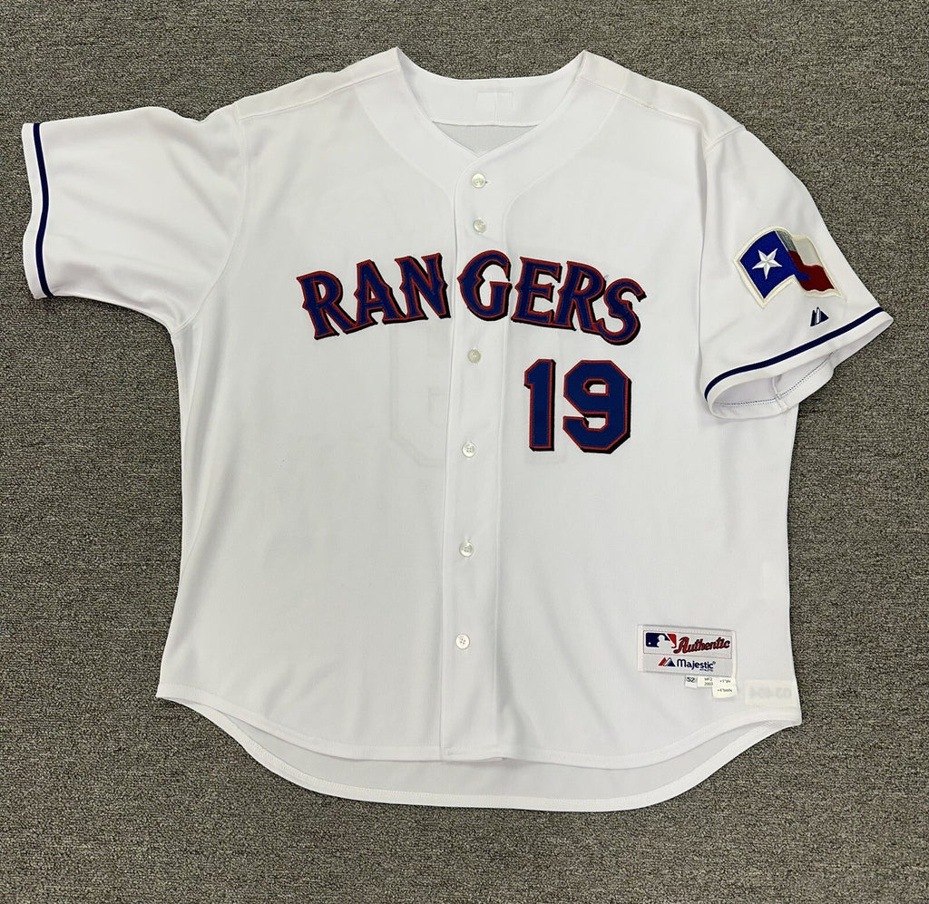 Juan Gonzalez Team Issued Texas Rangers Jersey 2003 MEI Gray LOA