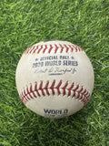 2020 World Series Dodgers Game Used Baseball 1st Out 9th Inning Game 6 MLB Auth