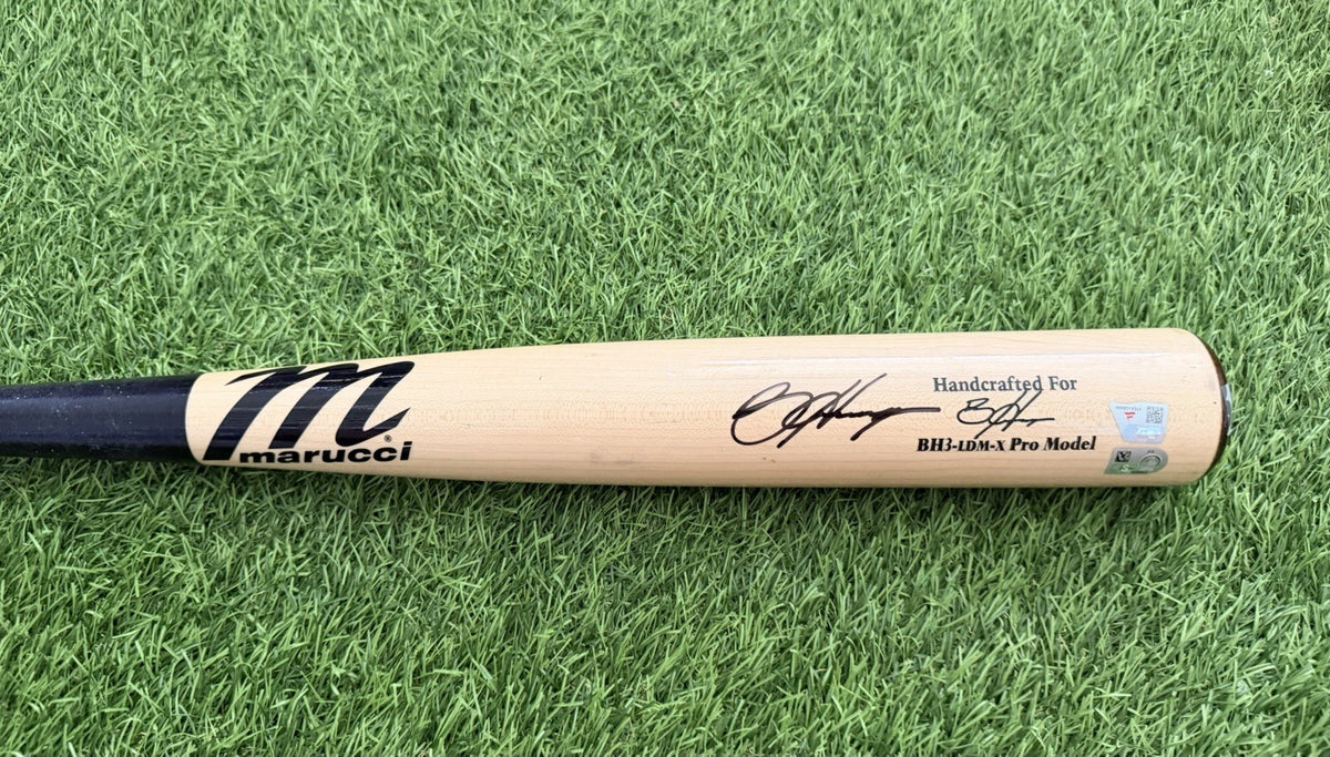 Bryce Harper Phillies Game Used Bat 2025 Matched Signed LOA Uncracked Marucci