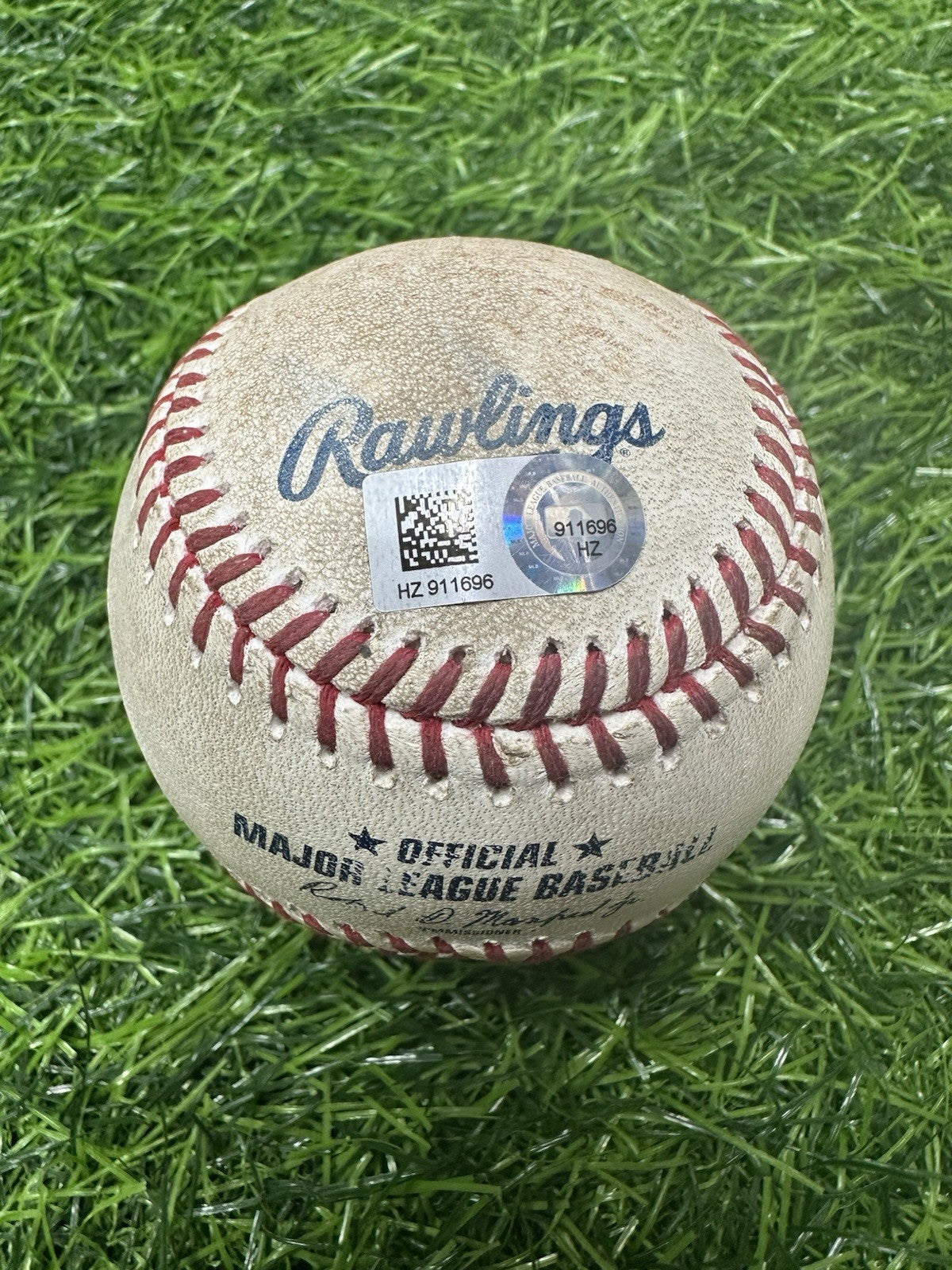 Freddie Freeman Game Used Baseball “Double 6/15/16 - Hit For Cycle” MLB Auth