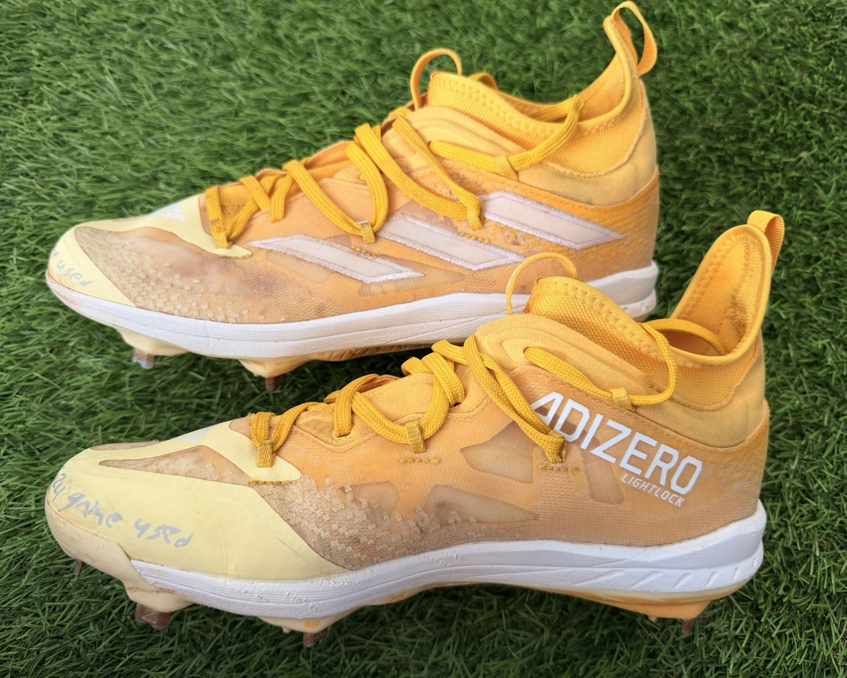 Jose Ramirez Cleveland Guardians Game Used Cleats  2024 Signed GUG LOA
