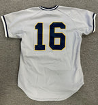Barry Larkin Michigan Game Used Worn Jersey 1985 UofM Baseball LOA