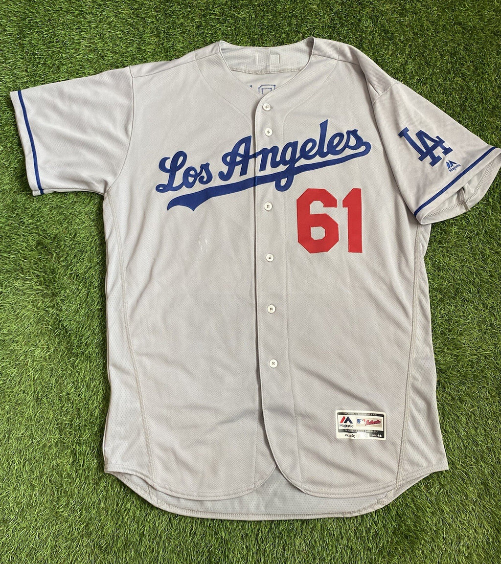 Alex Verdugo Los Angeles Dodgers Player Issued Jersey 2017 MLB Auth
