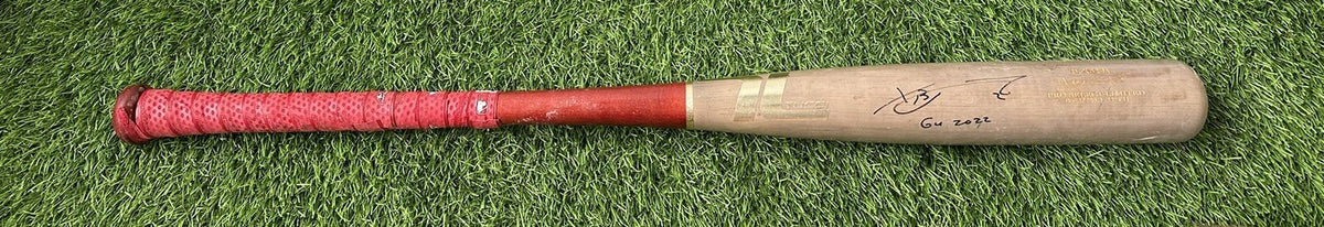 Xander Bogaerts Game Used Bat 2022 Final Career Boston Hit Home Run Signed Match