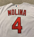Yadier Molina St. Louis Cardinals Team Issued Jersey 2022 Brock Patch MLB Auth