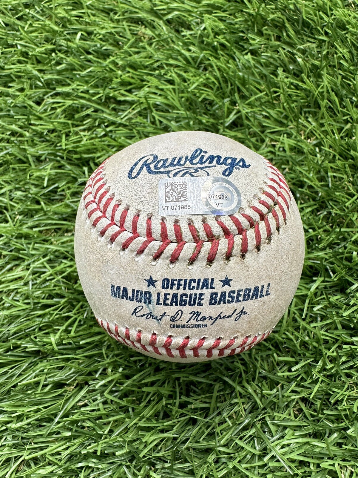 Wander Franco Tampa Bay Rays Game Used Baseball “8th Career Triple” MLB Auth