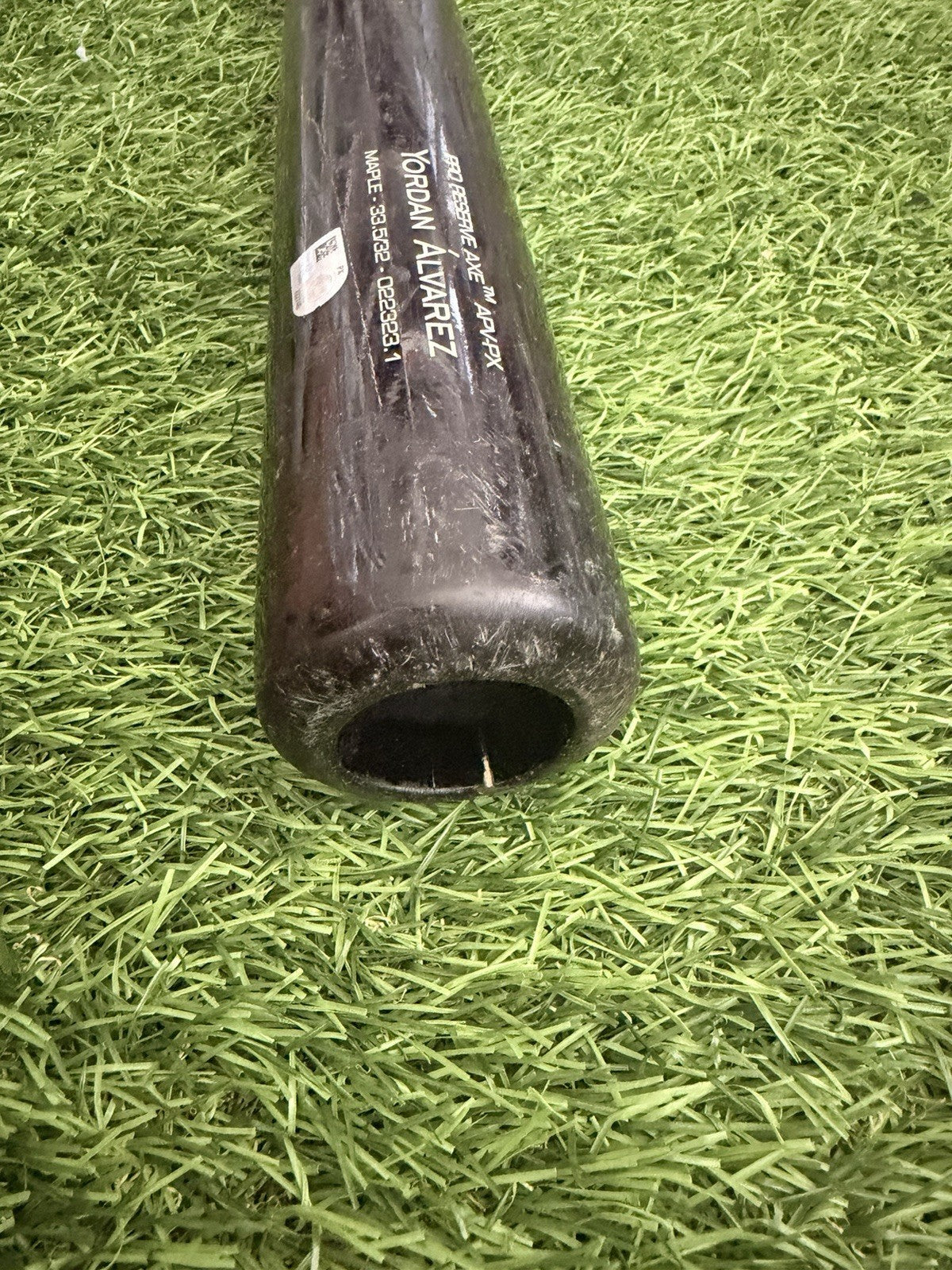 Yordan Alvarez 2023 Game-Used Houston Astros Victus Uncracked Bat PSA GU 10 MLB