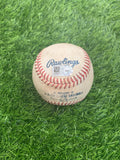 Christian Yelich Milwaukee Brewers Game Used Baseball Single MLB 2019