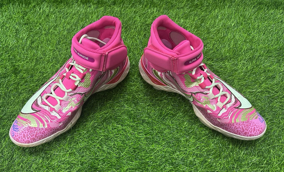 Salvador Perez Kansas City Royals Game Used Cleats 2024 Mothers Day MLB Auth