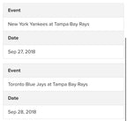 CJ Cron Tampa Bay Rays Game Used Worn Jersey 2018 MLB 5 Games