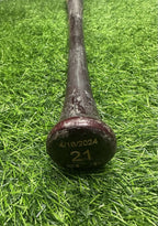 Yainer Diaz Houston Astros Game Used Bat 2024 Uncracked MLB Auth