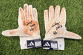 Junior Caminero Game-Used & Signed Adidas White Batting Gloves – 2026 GUG LOA