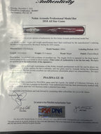 Nolan Arenado Colorado Rockies Game Used Bat 2018 ASG Signed PSA/DNA GU 10