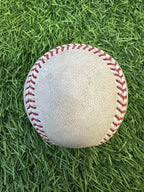 Ozzie Albies Atlanta Braves Signed Baseball NLDS Single 2023 MLB Auth