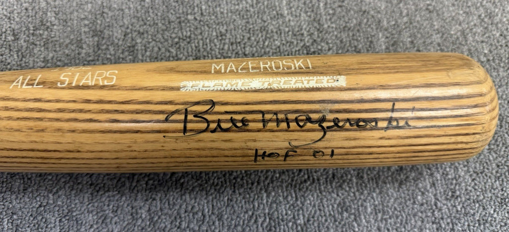 Bill Mazeroski 1962 All-Star Game Player Issued Bat Puttsburgh Pirates PSA LOA