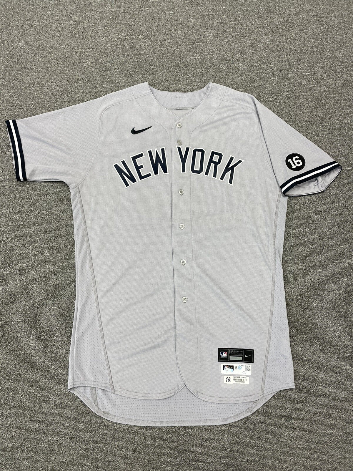 Corey Kluber New York Yankees Player Issued Jersey MLB Authenticated 2021
