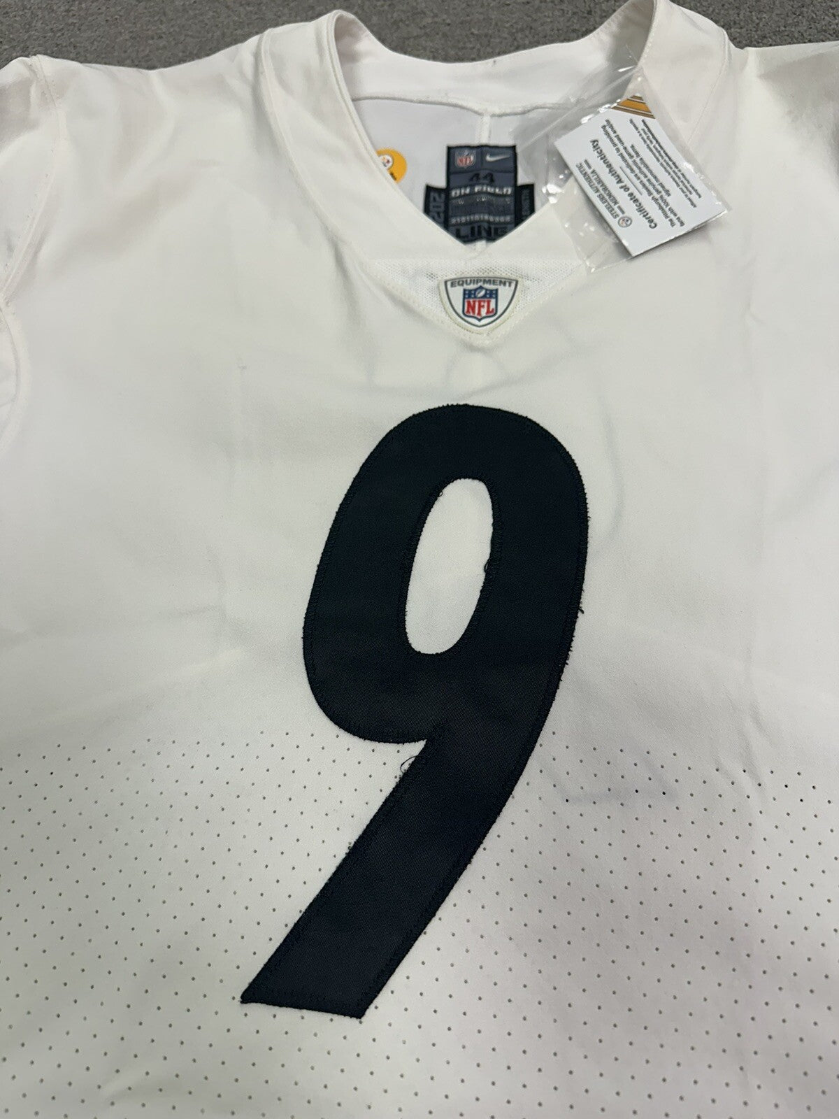 Chris Boswell Pittsburgh Steelers Game Used Worn Practice Jersey Steelers LOA