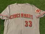 Jesse Winker Cincinnati Reds Game Used Worn Jersey - “2nd Career HR” 2017