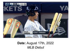 Oswaldo Cabrera NY Yankees Game Used Bat MLB Debut Hits # 1, 2, 3 MLB Auth