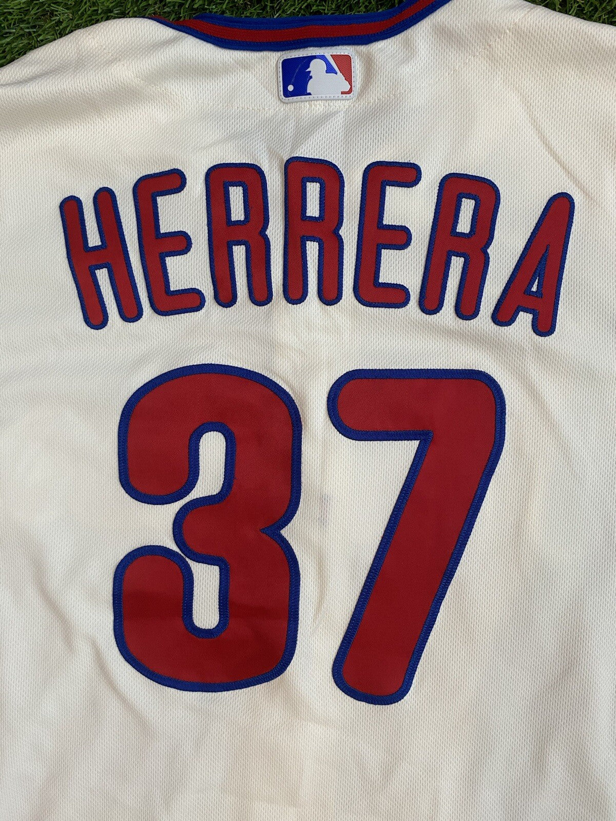 Odubel Herrera Philadelphia Phillies Game Used Worn Jersey 2 Hits MLB Auth