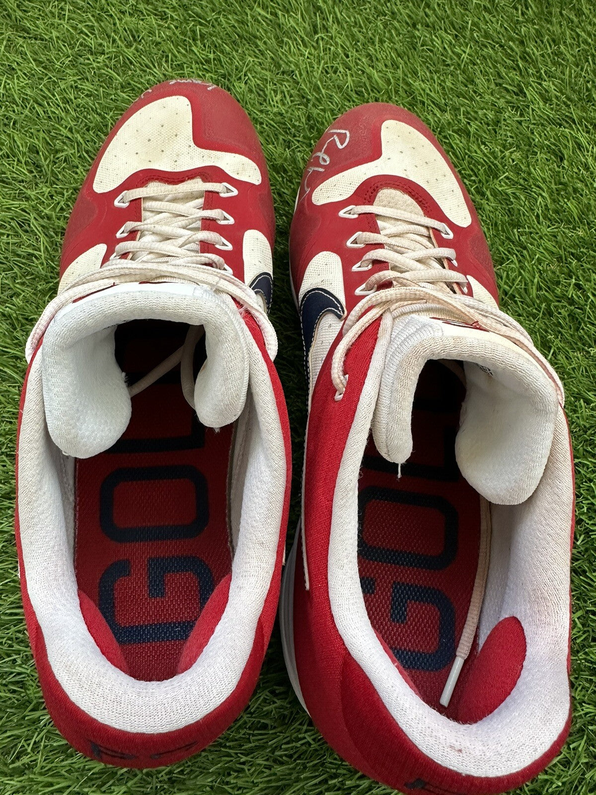 Paul Goldschmidt St. Louis Cardinals Game Used Cleats Signed MLB Auth LOA 2019