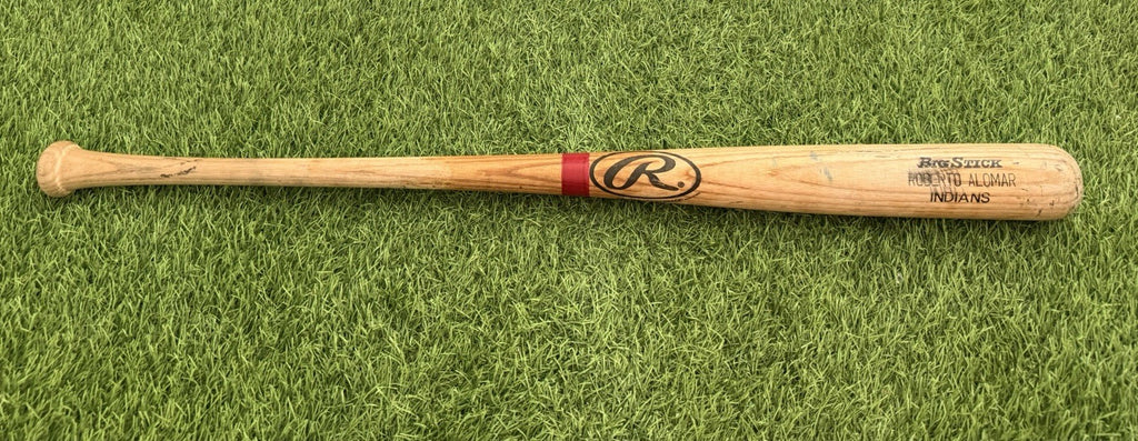 Roberto Alomar Game-Used Bat – Cleveland Indians – 2001 PSA GU 9