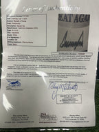Donald Trump Signed Make American Great Again 45 / 47  Hat JSA Full LOA