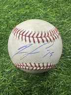 Ronald Acuna Jr. Game Used Baseball “Steal #65” 2023 MLB Auth Signed