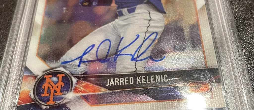 Jarred Kelenic Bowman Chrome 1st Bowman 2018 BDC-6 Signed Auto PSA 10
