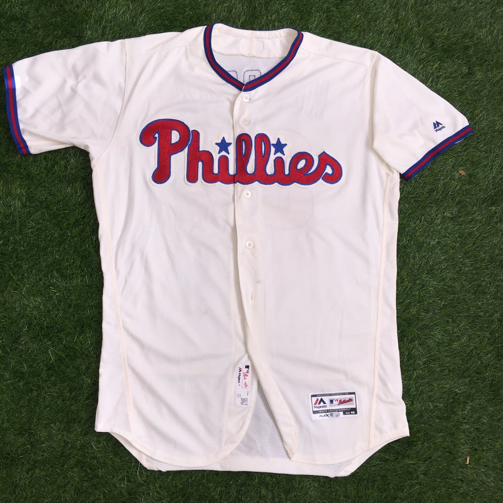 Odubel Herrera Philadelphia Phillies Game Used Worn Jersey MLB Auth